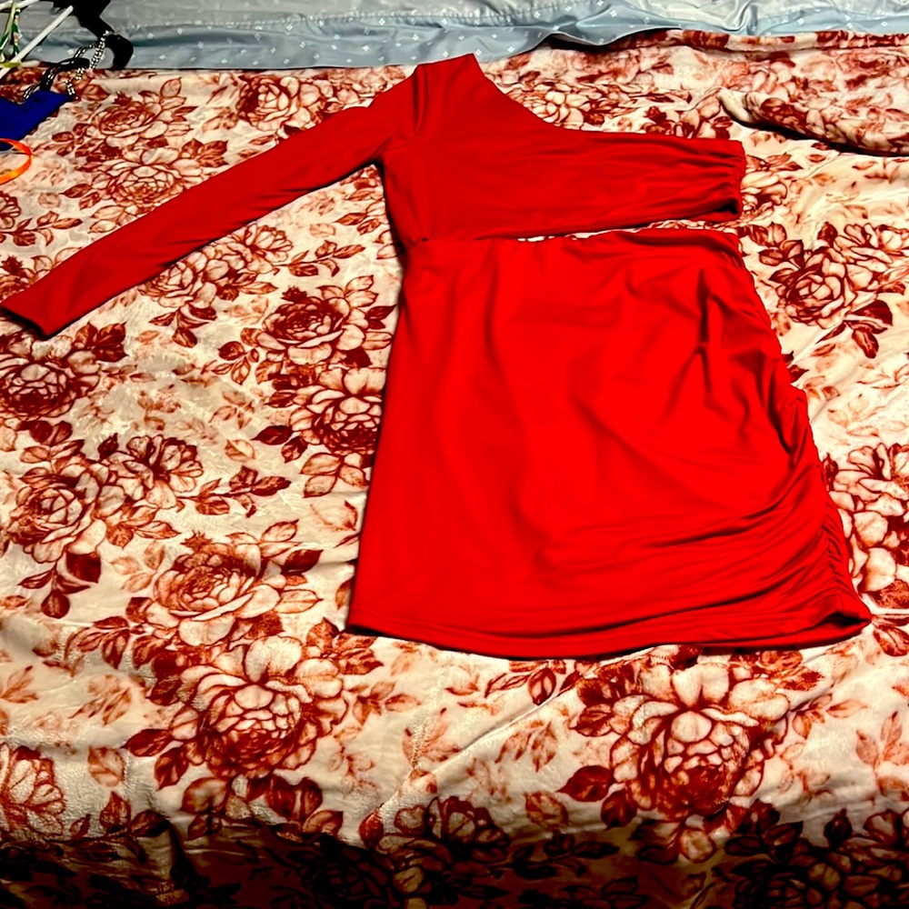 Red dress